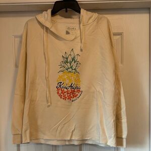 Kith Cream Hoodie with Pineapple Graphic